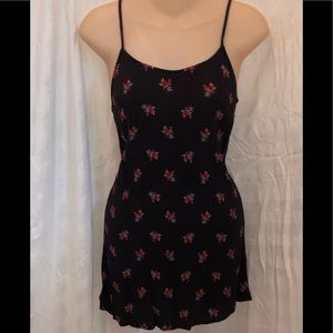 Forever 21 Black Floral Shift Dress